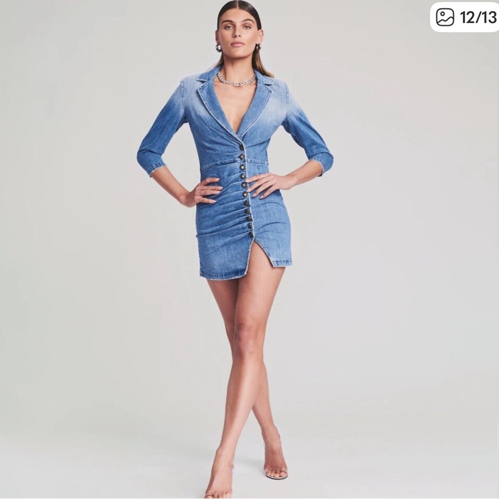 Retrofete Willa Denim Dress Medium